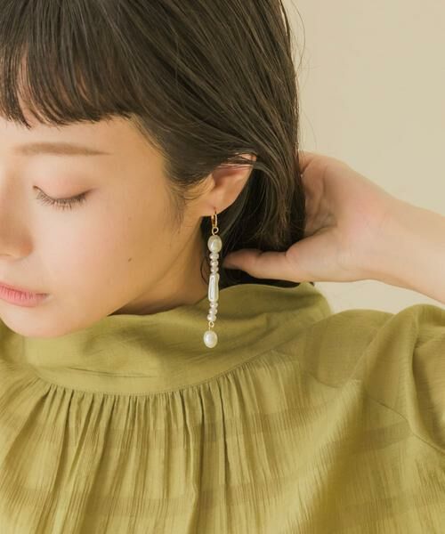 SMELLY / スメリー ピアス・イヤリング | バロックパールコンビピアス | 詳細2