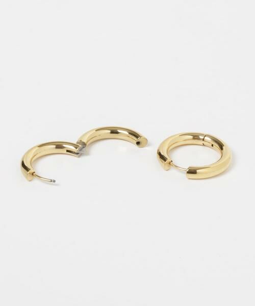 SMELLY / スメリー ピアス・イヤリング | サージカルステンレスワイドフープピアス | 詳細5