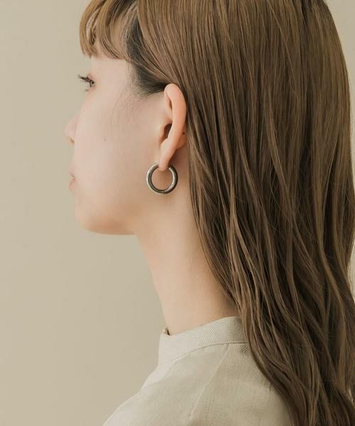 SMELLY / スメリー ピアス・イヤリング | サージカルステンレスワイドフープピアス | 詳細9
