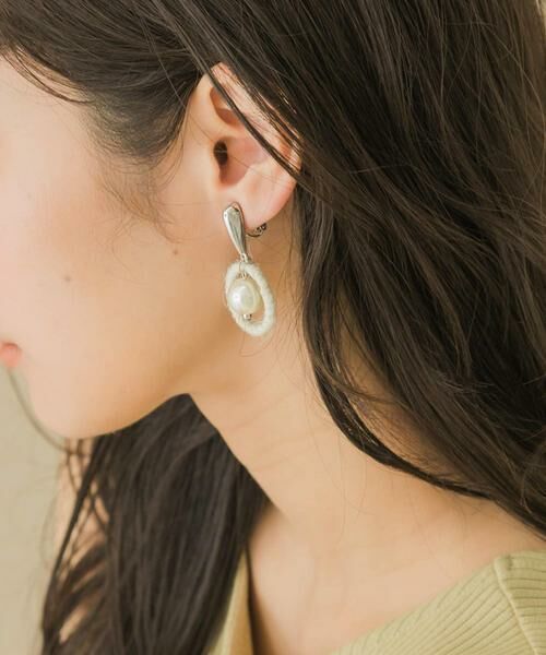 SMELLY / スメリー ピアス・イヤリング | マテリアルサークルパールイヤリング | 詳細1