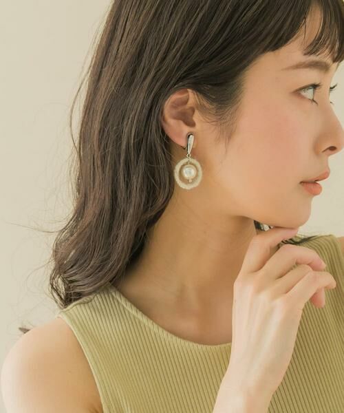 SMELLY / スメリー ピアス・イヤリング | マテリアルサークルパールイヤリング | 詳細3