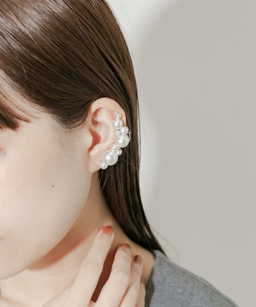 SMELLY / スメリー ピアス・イヤリング | ランダムパールカタミミイヤリング | 詳細1