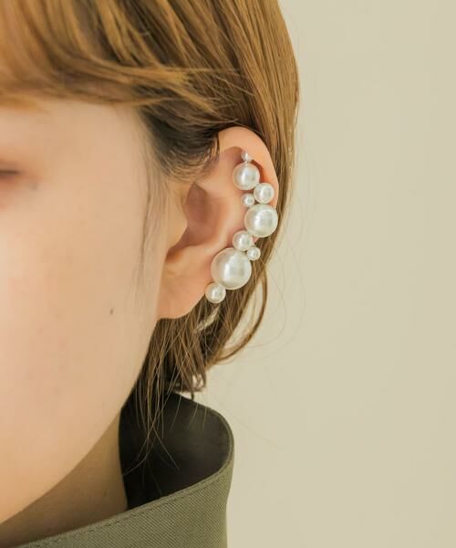 SMELLY / スメリー ピアス・イヤリング | ランダムパールカタミミイヤリング | 詳細3