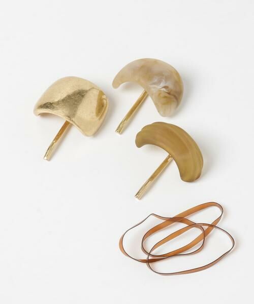 SMELLY / スメリー ヘアアクセサリー | マットカラーメタルヘアカフセット | 詳細4