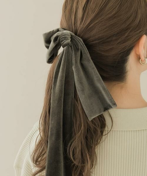 SMELLY / スメリー ヘアゴム・シュシュ | 『WEB/一部店舗限定』ベロアビッグリボンヘアカフセット | 詳細6