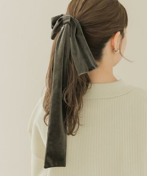 SMELLY / スメリー ヘアゴム・シュシュ | 『WEB/一部店舗限定』ベロアビッグリボンヘアカフセット | 詳細8