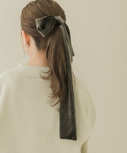 SMELLY / スメリー ヘアゴム・シュシュ | 『WEB/一部店舗限定』ベロアビッグリボンヘアカフセット | 詳細9