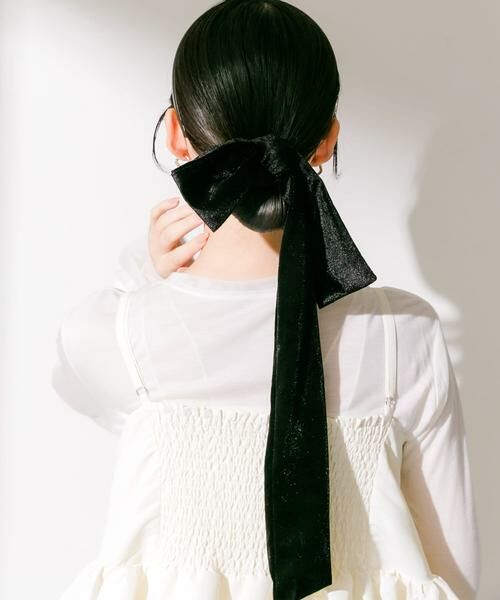 SMELLY / スメリー ヘアゴム・シュシュ | 『WEB/一部店舗限定』ベロアビッグリボンヘアカフセット | 詳細24