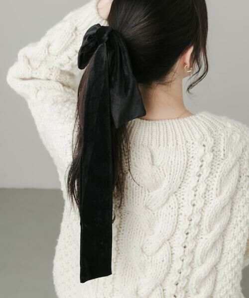 SMELLY / スメリー ヘアゴム・シュシュ | 『WEB/一部店舗限定』ベロアビッグリボンヘアカフセット | 詳細22