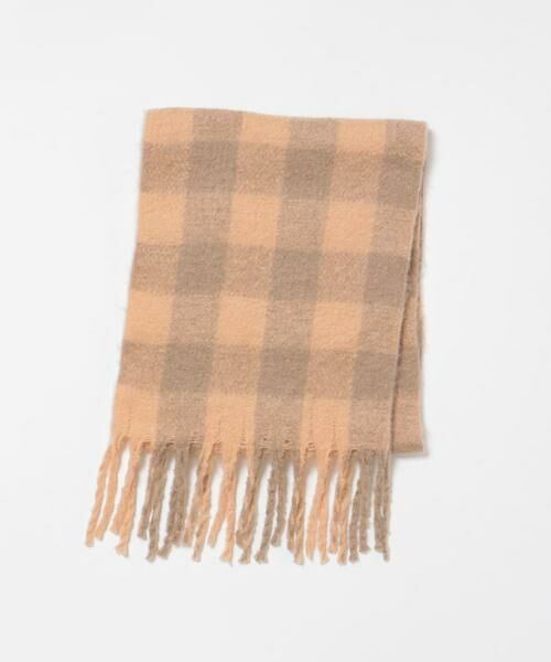 SMELLY / スメリー マフラー・ショール・スヌード・ストール | ブロックチェックボリュームマフラー | 詳細13