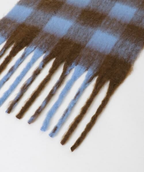 SMELLY / スメリー マフラー・ショール・スヌード・ストール | ブロックチェックボリュームマフラー | 詳細29