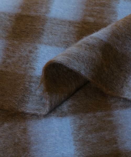 SMELLY / スメリー マフラー・ショール・スヌード・ストール | ブロックチェックボリュームマフラー | 詳細30