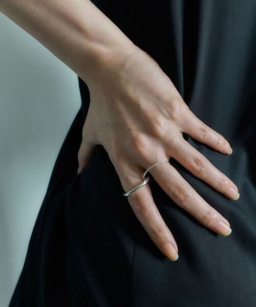 SMELLY / スメリー リング | SMELLY so’　double circle ring | 詳細10