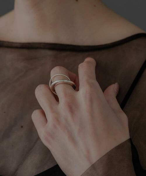 SMELLY / スメリー リング | SMELLY so’　double circle ring | 詳細2