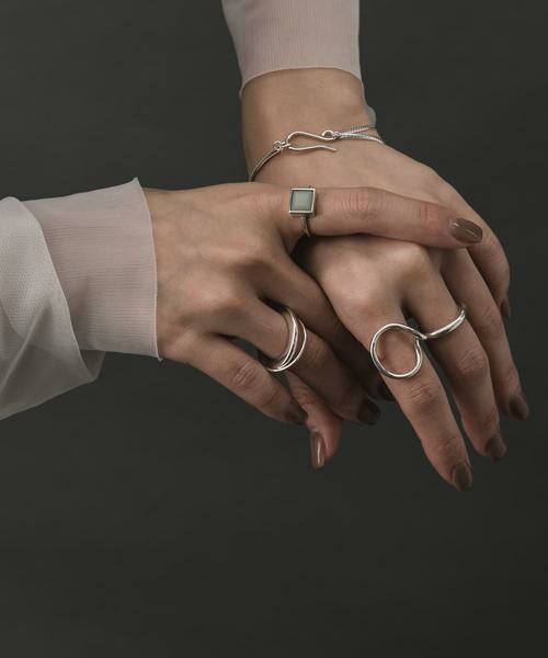 SMELLY / スメリー リング | SMELLY so’　double circle ring | 詳細8