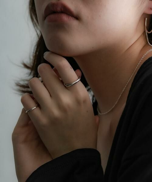 SMELLY / スメリー リング | SMELLY so’　overlap curve ring | 詳細2