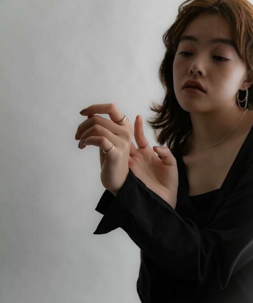 SMELLY / スメリー リング | SMELLY so’　overlap curve ring | 詳細4