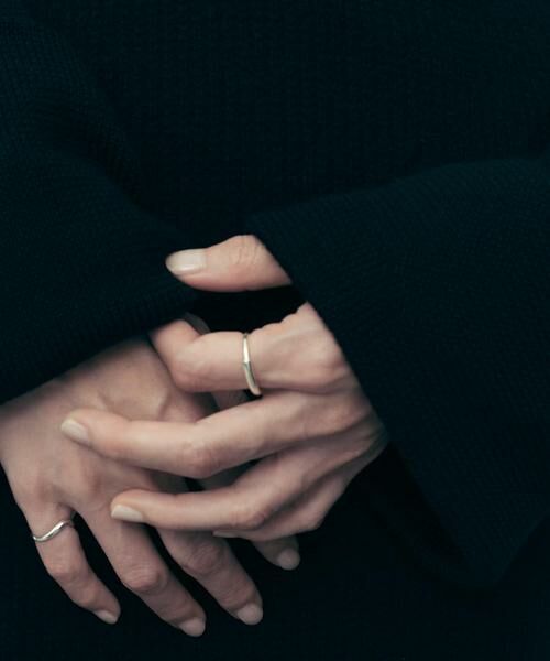 SMELLY / スメリー リング | SMELLY so’　overlap curve ring | 詳細5