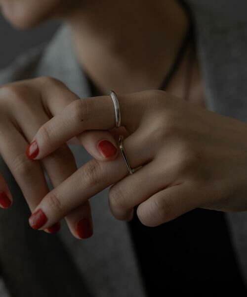 SMELLY / スメリー リング | SMELLY so’　overlap curve ring | 詳細9