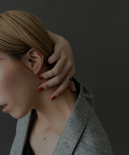 SMELLY / スメリー リング | SMELLY so’　onyx sphere ring | 詳細10