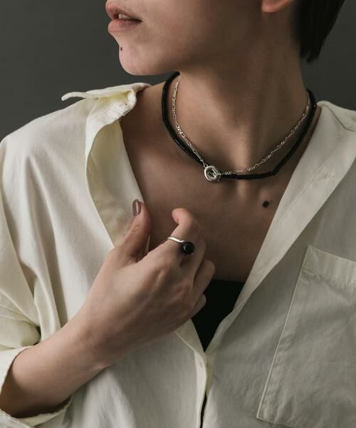 SMELLY / スメリー リング | SMELLY so’　onyx sphere ring | 詳細11