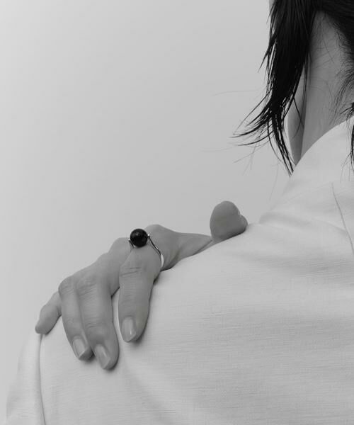 SMELLY / スメリー リング | SMELLY so’　onyx sphere ring | 詳細6