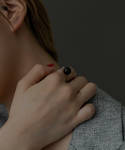 SMELLY / スメリー リング | SMELLY so’　onyx sphere ring | 詳細7