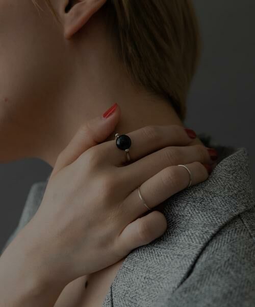 SMELLY / スメリー リング | SMELLY so’　onyx sphere ring | 詳細8
