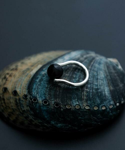 SMELLY/スメリー SMELLY so' onyx sphere ring ブラック系その他 11 SMELLY/スメリー SMELLY so' onyx sphere ring ブラック系その他 11
