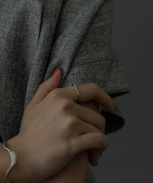 SMELLY / スメリー リング | SMELLY so’　square thin ring | 詳細3