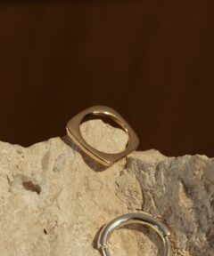 SMELLY / スメリー リング | SMELLY so’　square thin ring