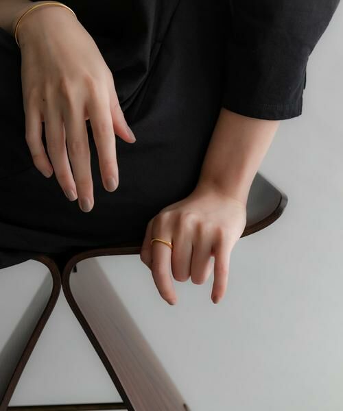 SMELLY / スメリー リング | SMELLY so’　square thin ring | 詳細1