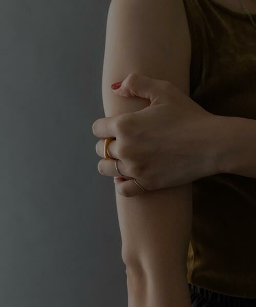 SMELLY / スメリー リング | SMELLY so’　square thin ring | 詳細5