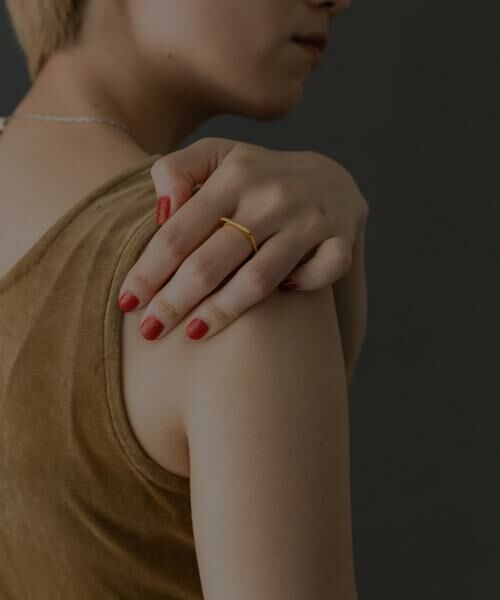 SMELLY / スメリー リング | SMELLY so’　square thin ring | 詳細6