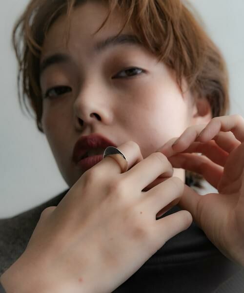 SMELLY / スメリー リング | SMELLY so’　flat oval ring | 詳細3