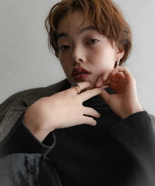 SMELLY / スメリー リング | SMELLY so’　flat oval ring | 詳細5