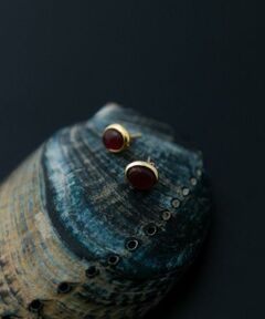 SMELLY / スメリー ピアス・イヤリング | SMELLY so’　carnelian oval pierce
