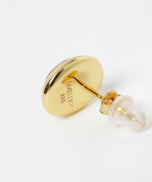 SMELLY / スメリー ピアス・イヤリング | SMELLY so’　carnelian oval pierce | 詳細12