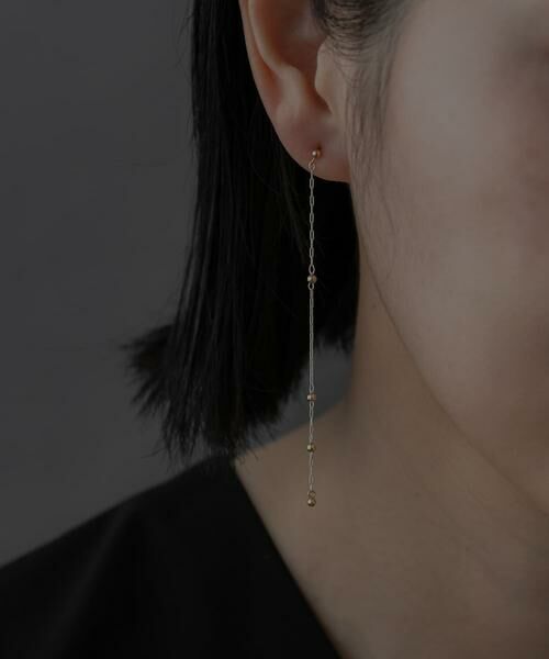 SMELLY / スメリー ピアス・イヤリング | SMELLY so’　combination chain pierce | 詳細1