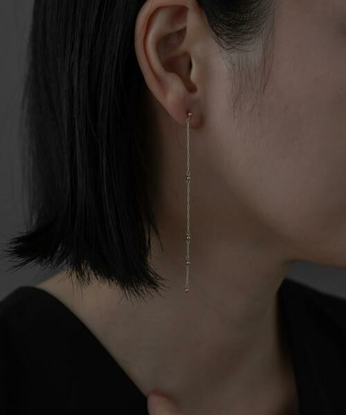 SMELLY / スメリー ピアス・イヤリング | SMELLY so’　combination chain pierce | 詳細2