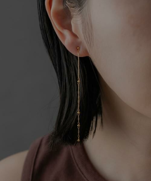 SMELLY / スメリー ピアス・イヤリング | SMELLY so’　combination chain pierce | 詳細1