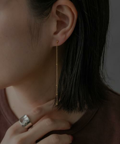 SMELLY / スメリー ピアス・イヤリング | SMELLY so’　combination chain pierce | 詳細2