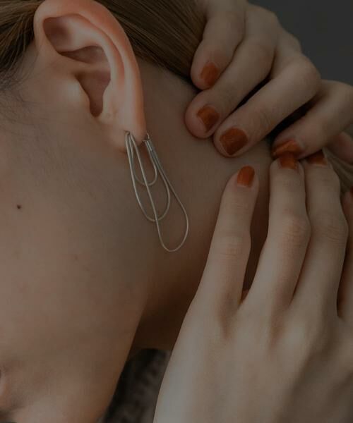 SMELLY / スメリー ピアス・イヤリング | SMELLY so’　three stranded pierce | 詳細4