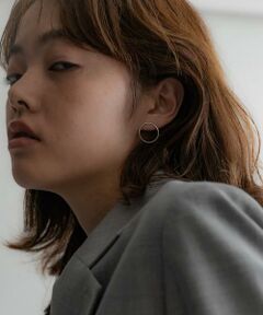 SMELLY / スメリー ピアス・イヤリング | SMELLY so’　curved circle pierce