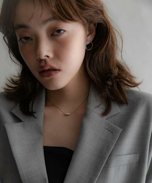 SMELLY / スメリー ピアス・イヤリング | SMELLY so’　curved circle pierce | 詳細5