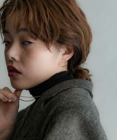 SMELLY / スメリー ピアス・イヤリング | SMELLY so’　curved circle pierce