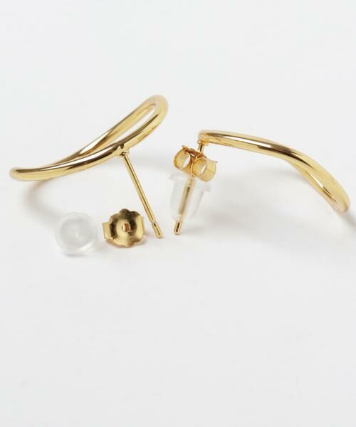SMELLY / スメリー ピアス・イヤリング | SMELLY so’　curved circle pierce | 詳細9