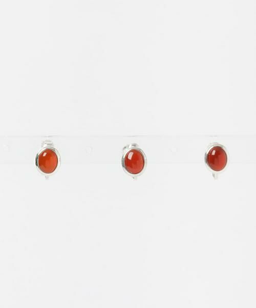 SMELLY / スメリー ピアス・イヤリング | SMELLY so’　carnelian oval earring | 詳細12