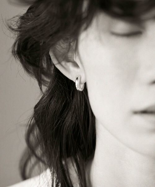 SMELLY / スメリー ピアス・イヤリング | SMELLY so’　wide hoop earring | 詳細5