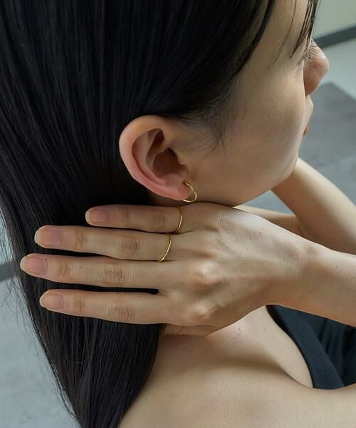 SMELLY / スメリー ピアス・イヤリング | SMELLY so’　thin hoop earring | 詳細2
